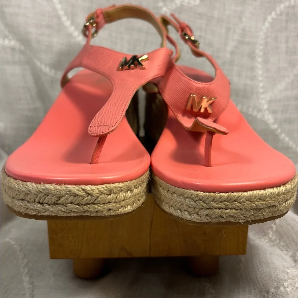 NWOT Michael Kors espadrille wedge sandal